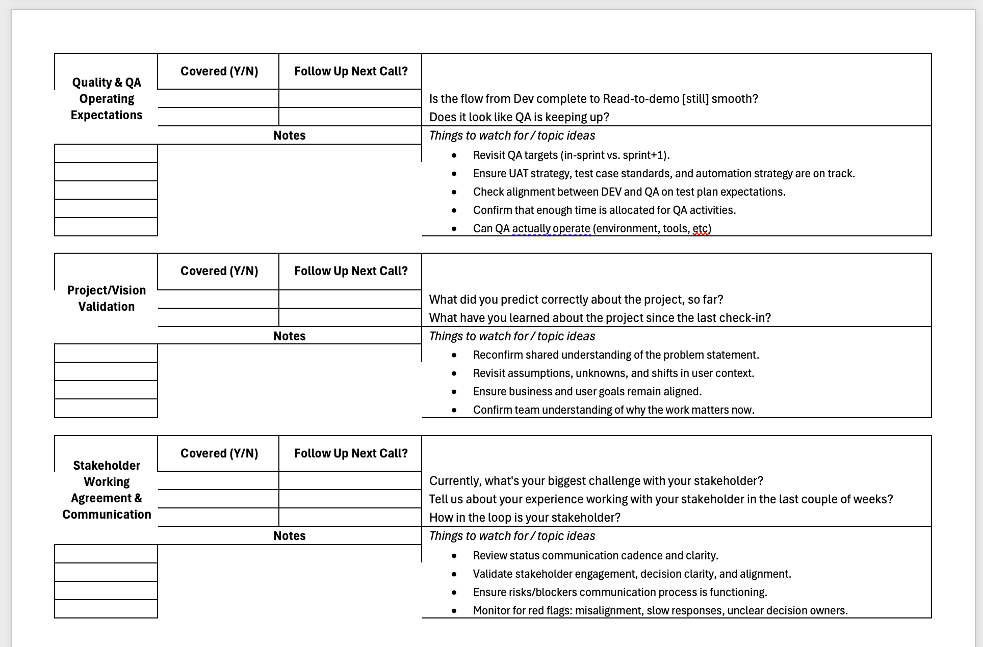 TPO Review before